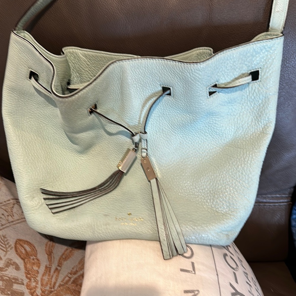 Authentic Kate Spade leather bucket bag